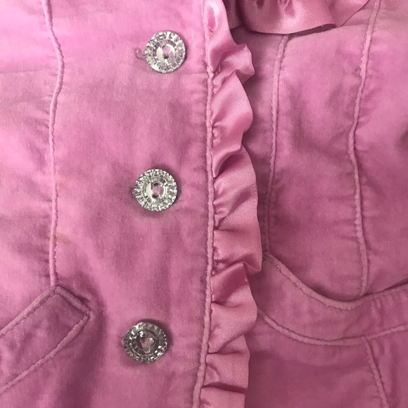 Baby Guess Pink Velvet Jacket - Picture 4 of 4